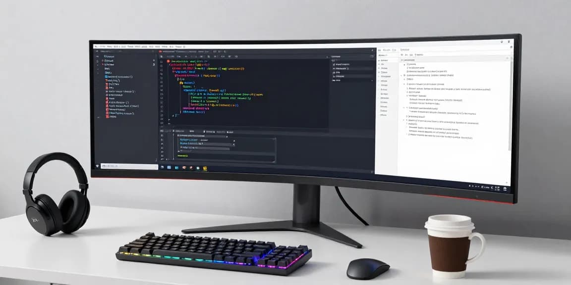 gi8ee software development workspace with advanced technology tools and cybersecurity solutions.
