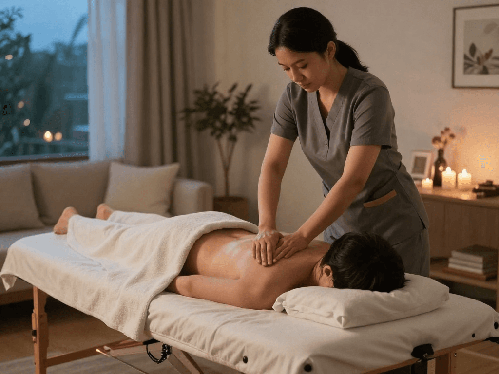 Experience premium 부평출장마사지 in a soothing home setting with expert care and relaxation.