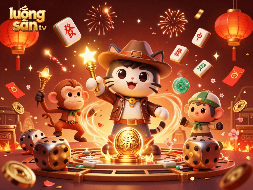 Experience thrilling moments with lương sơn tv in this vibrant, animated casino adventure scene.