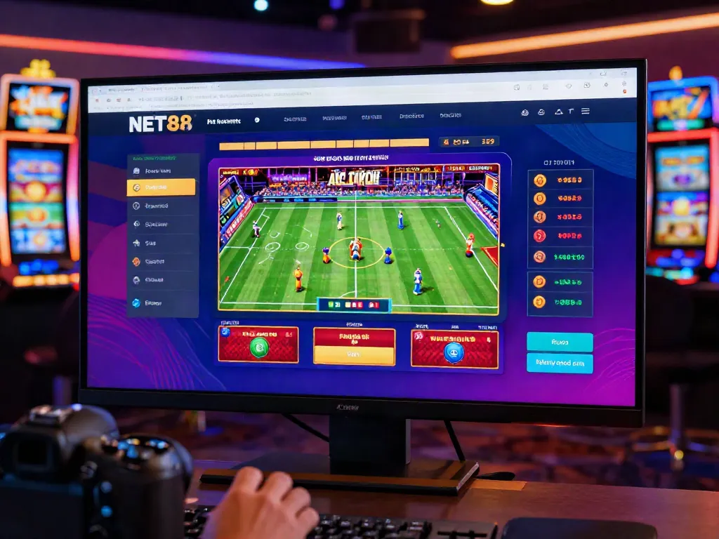 Engaging online betting experience at net88 with live casino and vibrant slot games.