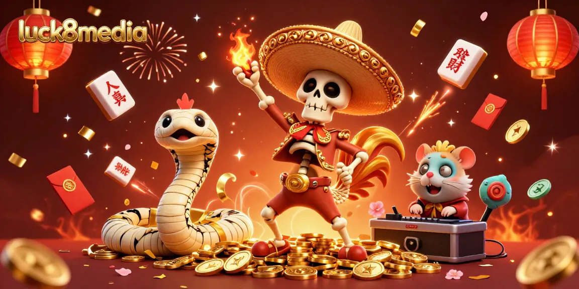 Engage with luck8media's vibrant casino excitement through lively characters and rich game elements!