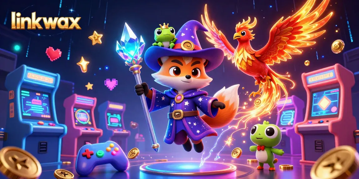 Engage with link vmax as a mystical wizard fox leads a vibrant, magical casino adventure.