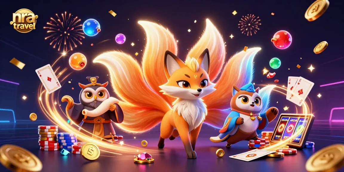 Experience nra travel's vibrant casino scene with mystical characters and dynamic game elements.