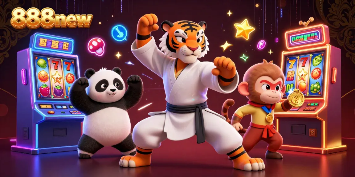 Play exciting slots at 888new with engaging characters and vibrant games in a thrilling atmosphere.