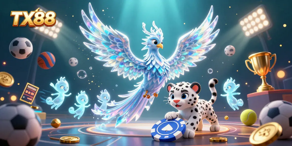 TX88 brings luck with an ice phoenix, snow leopard, and dynamic sports balls!