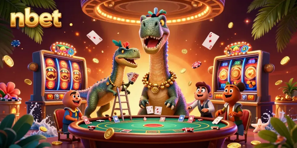 Participate with nbet's lively casino featuring animated characters and exciting gaming elements.