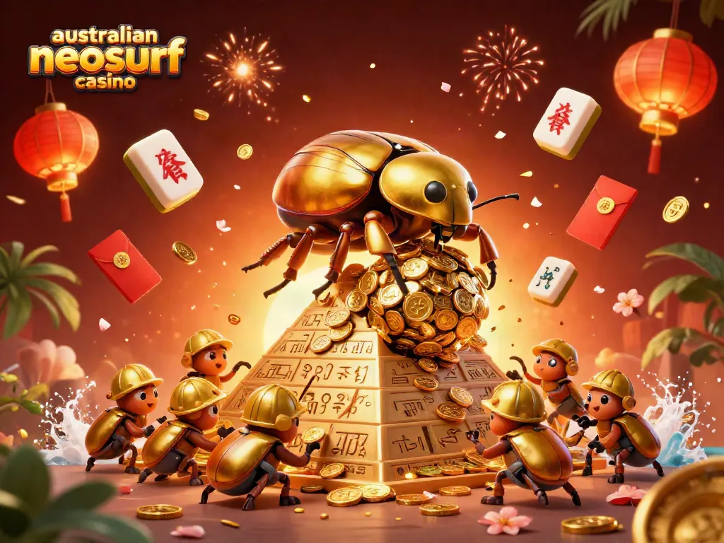 Get ready to win big at australian neosurf casino with vibrant characters and symbols!