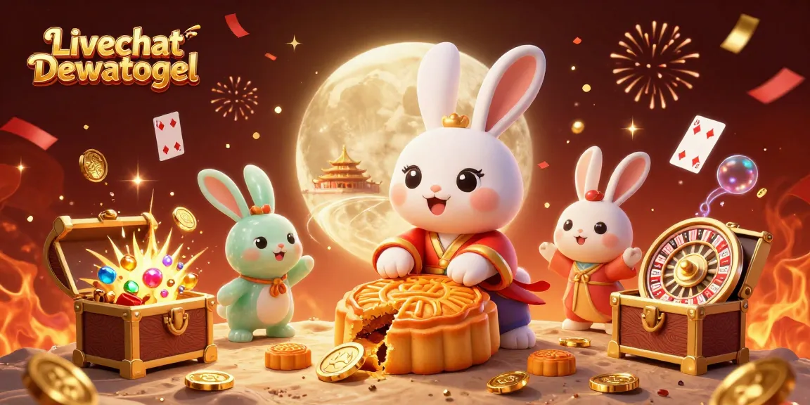 Experience Livechat Dewatogel's thrilling gaming with vibrant character art and casino elements.