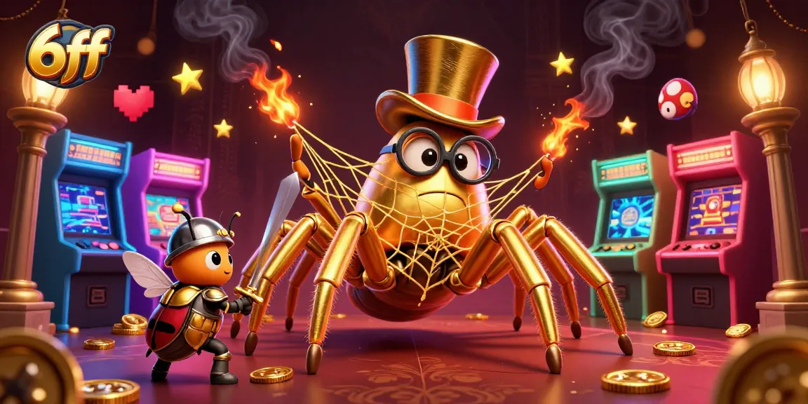 Engage in thrilling gaming action at 6ff with a magical casino scene featuring golden elements.