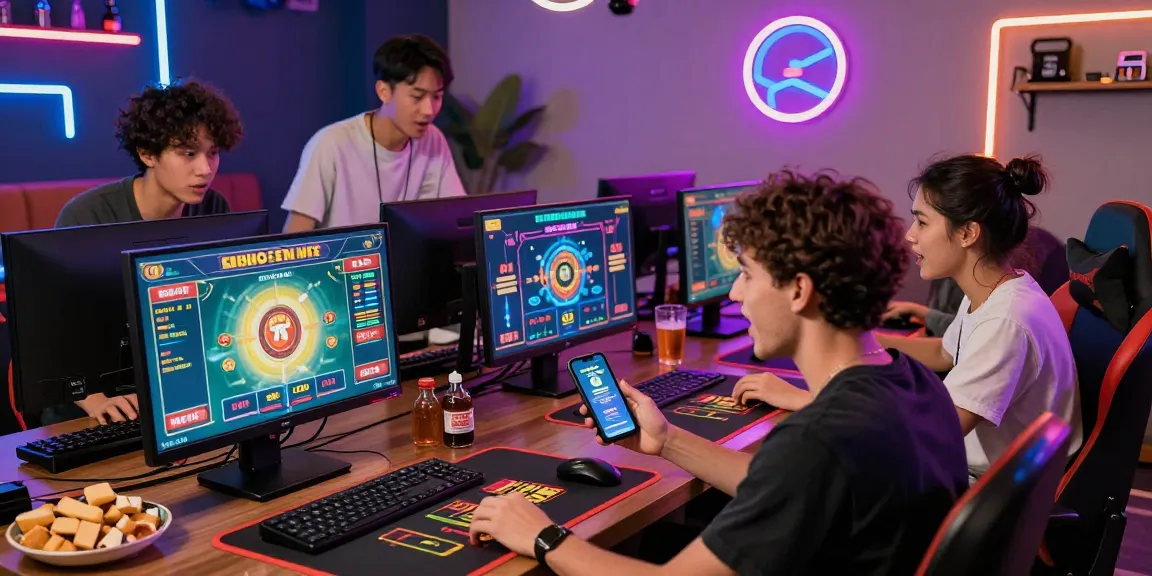 Exciting KO66 live casino gaming scene with friends celebrating wins and showcasing mobile app.