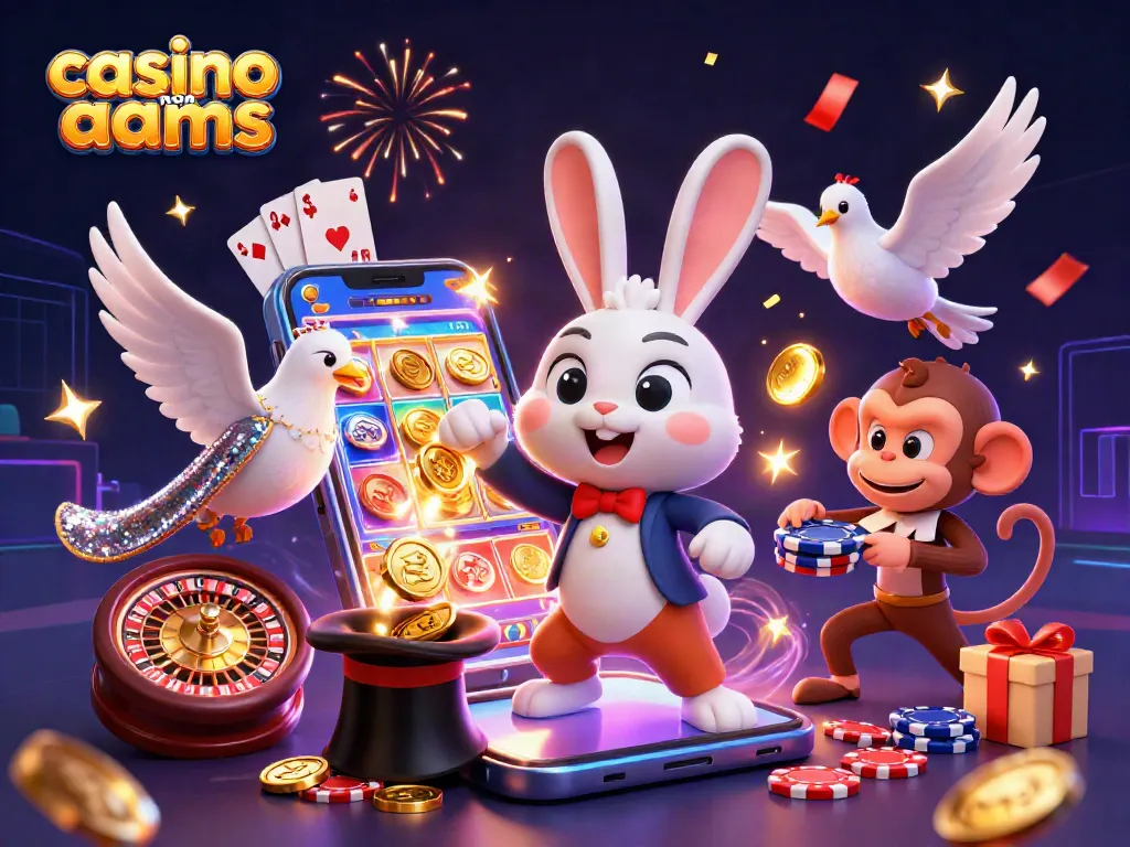 Gioca ai casinò non AAMS con il coniglio magico che estrae monete, divertendoti!