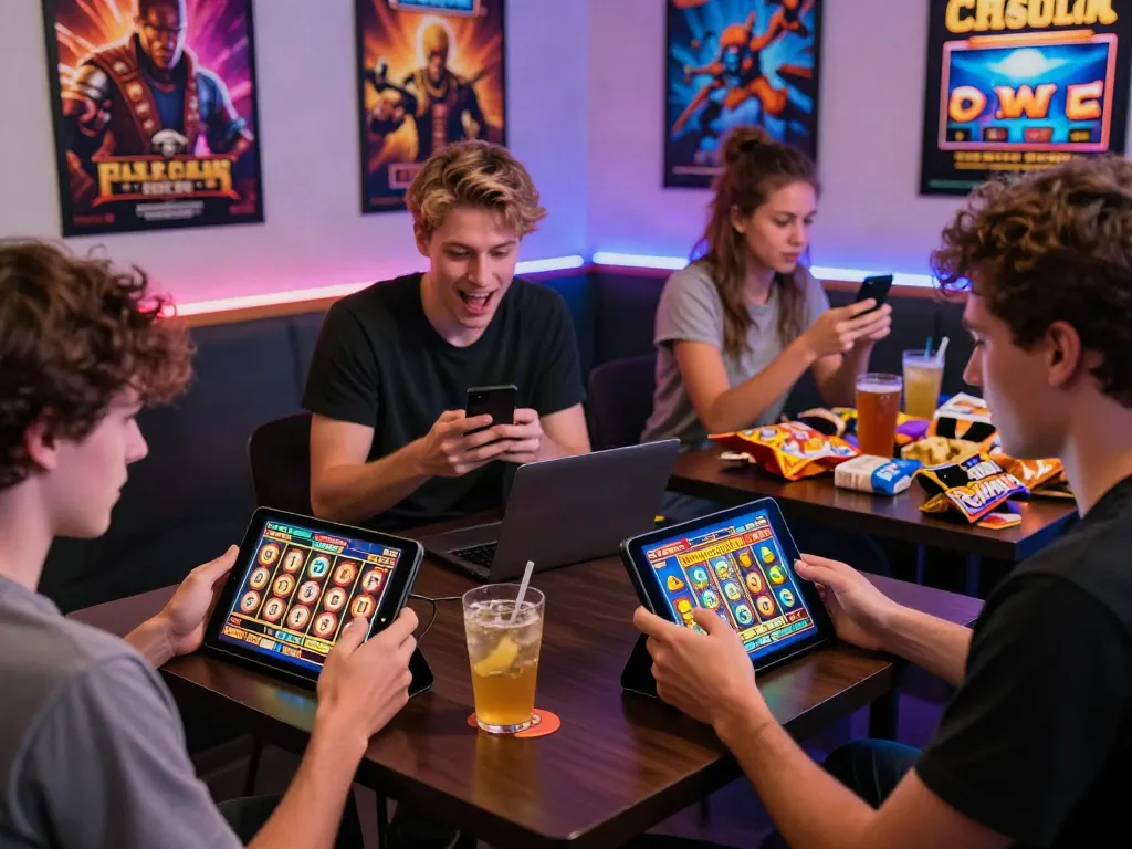 Exciting online gaming experience at https://da88z.net/ with players enjoying diverse slot games on mobile devices.
