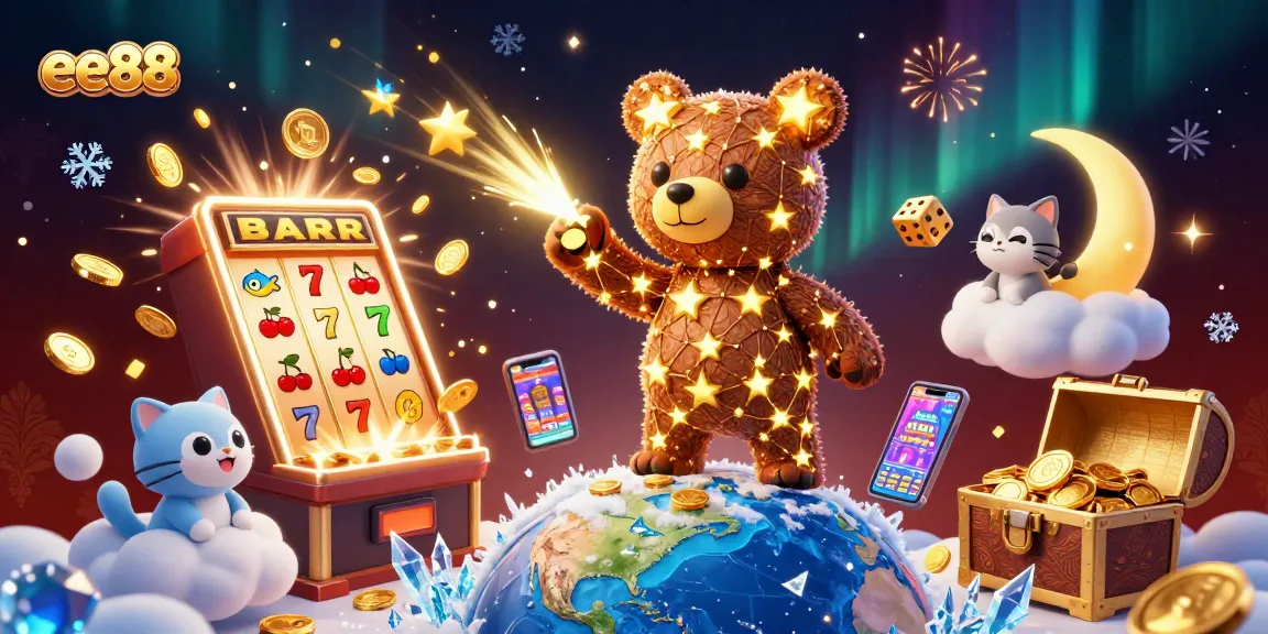 Win big with ee88's vibrant jackpot scene featuring rich gaming elements and characters.