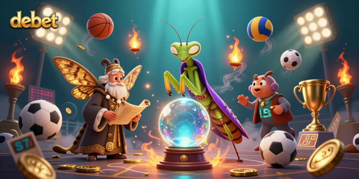 Bet on debet with animated characters exploring vibrant casino elements and sports.