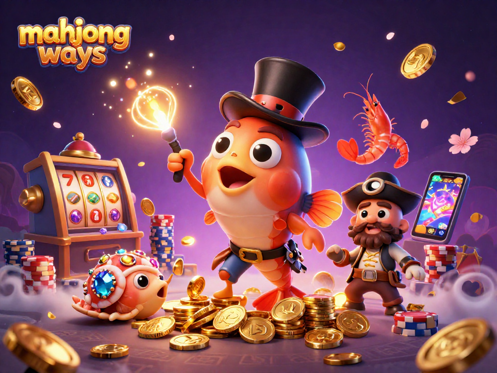 Spin and win with mahjong ways as deep-sea characters shower players with golden coins and excitement.