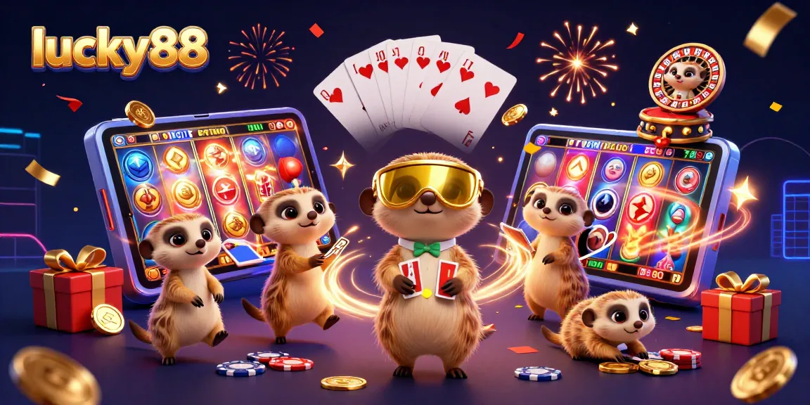 Experience big wins with lucky88 slots in an energetic meerkat casino scene