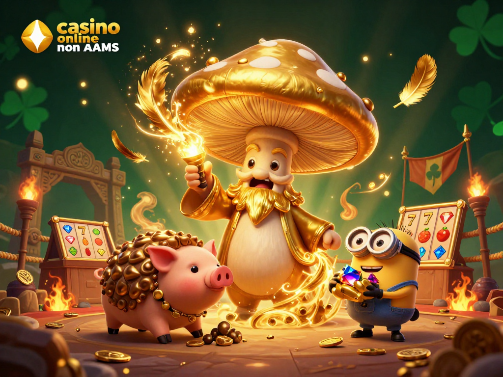 Scopri le slot con l'illustrazione vivace "casino online non AAMS" nel mondo della fortuna.