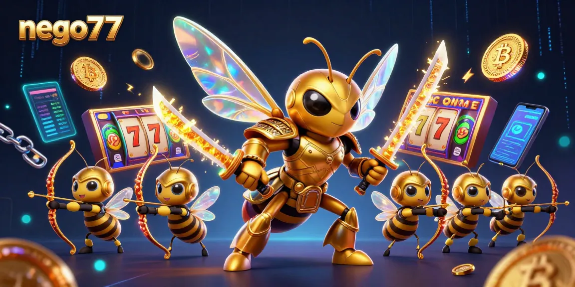 Engage with nego77's thrilling jackpots and high RTP slots amidst dazzling gaming elements.