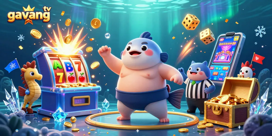 Engage in thrilling gameplay with gavang tv's vibrant underwater casino atmosphere.
