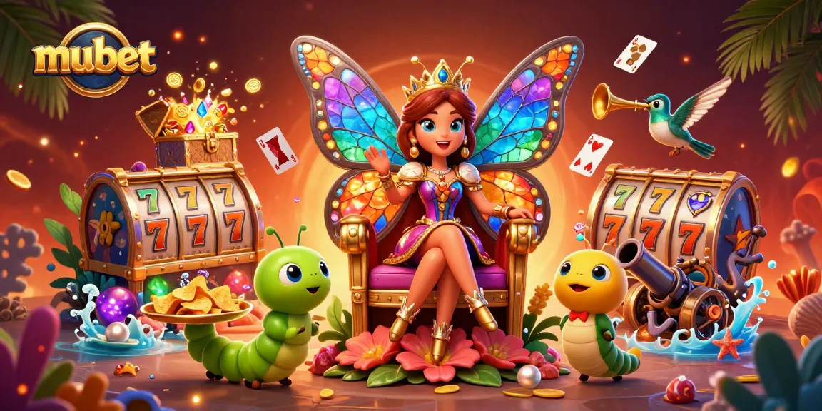 Engage with exciting mubet casino games featuring colorful characters and vibrant slot elements.