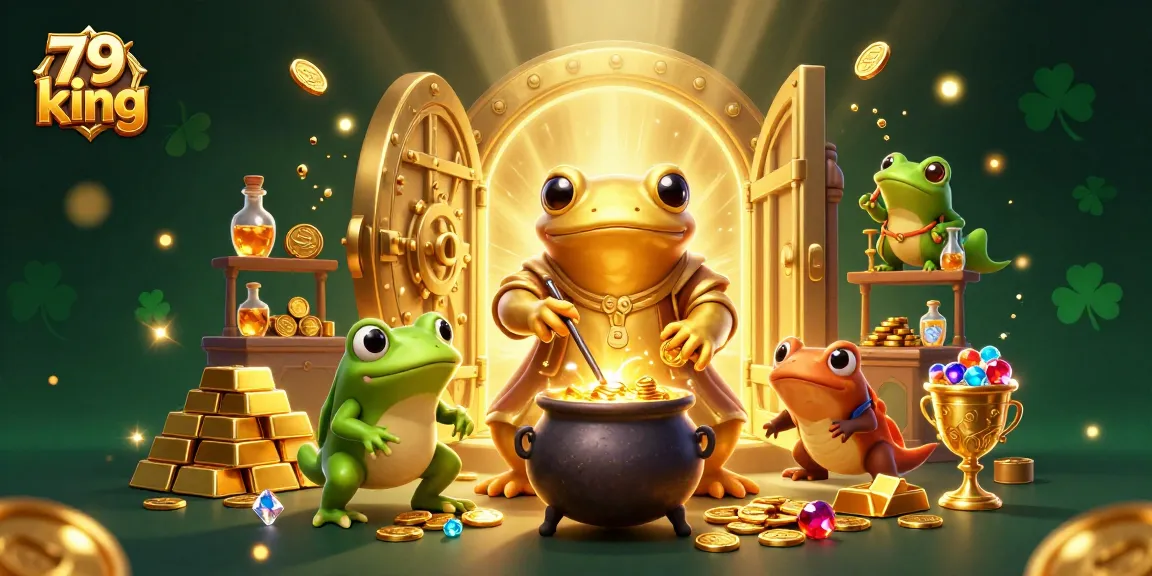Experience thrilling gold games at 79 king with vibrant casino elements and magical creatures.
