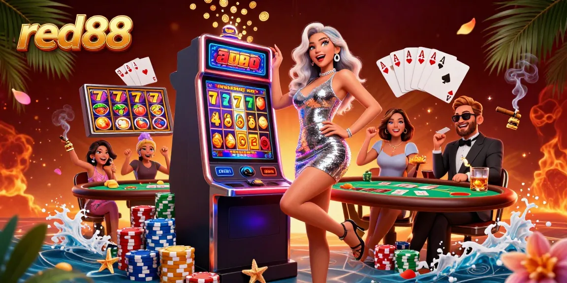 Experience excitement at red88 with vibrant casino games, showcasing jackpots and thrilling gameplay.