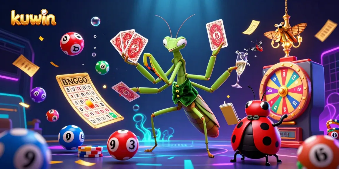 Engage with kuwin's vibrant gaming atmosphere featuring kart sharp, ladybug pit boss, and lottery balls.