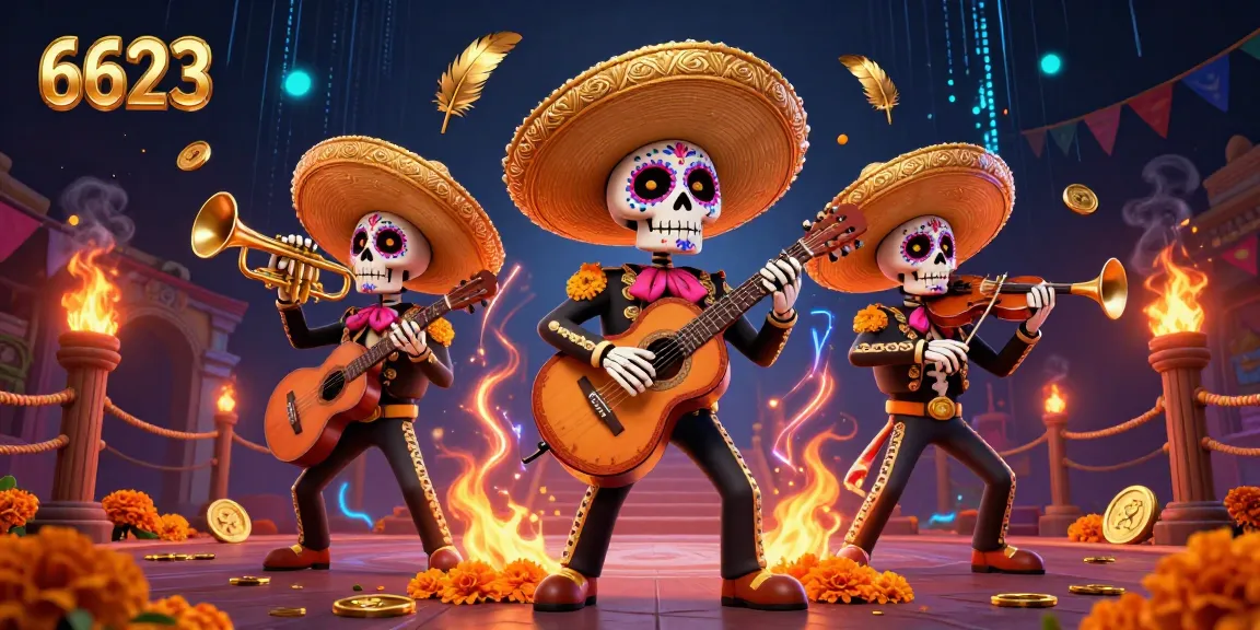Experience the thrilling atmosphere of 6623 with a vibrant mariachi band in a lively casino setting.