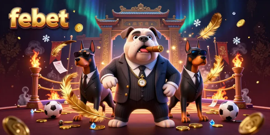 Engage with fe bet's exclusive online sports betting experience featuring vibrant cartoon characters.