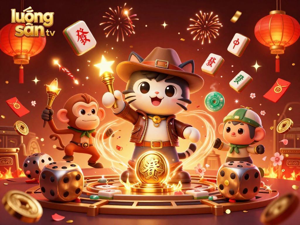Experience thrilling moments with lương sơn tv in this vibrant, animated casino adventure scene.