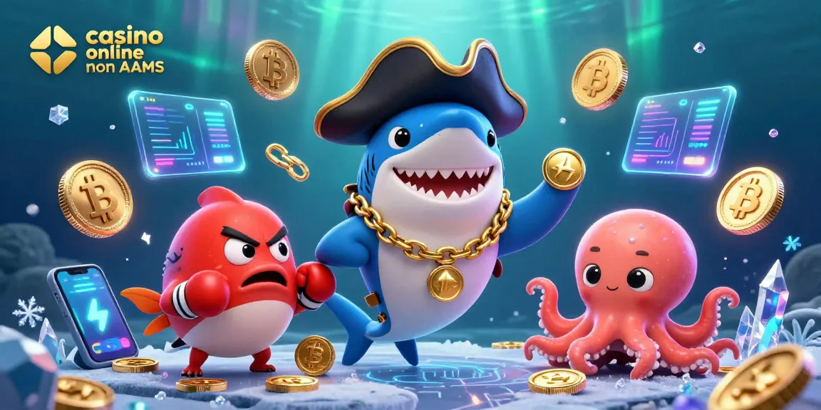 Gioca nei casino online non AAMS e raccogli monete d'oro con i divertenti personaggi marini.