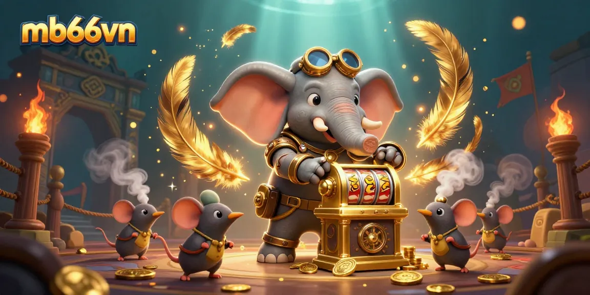 Engage in thrilling gameplay at mb66vn with steampunk-themed characters and vibrant casino elements.