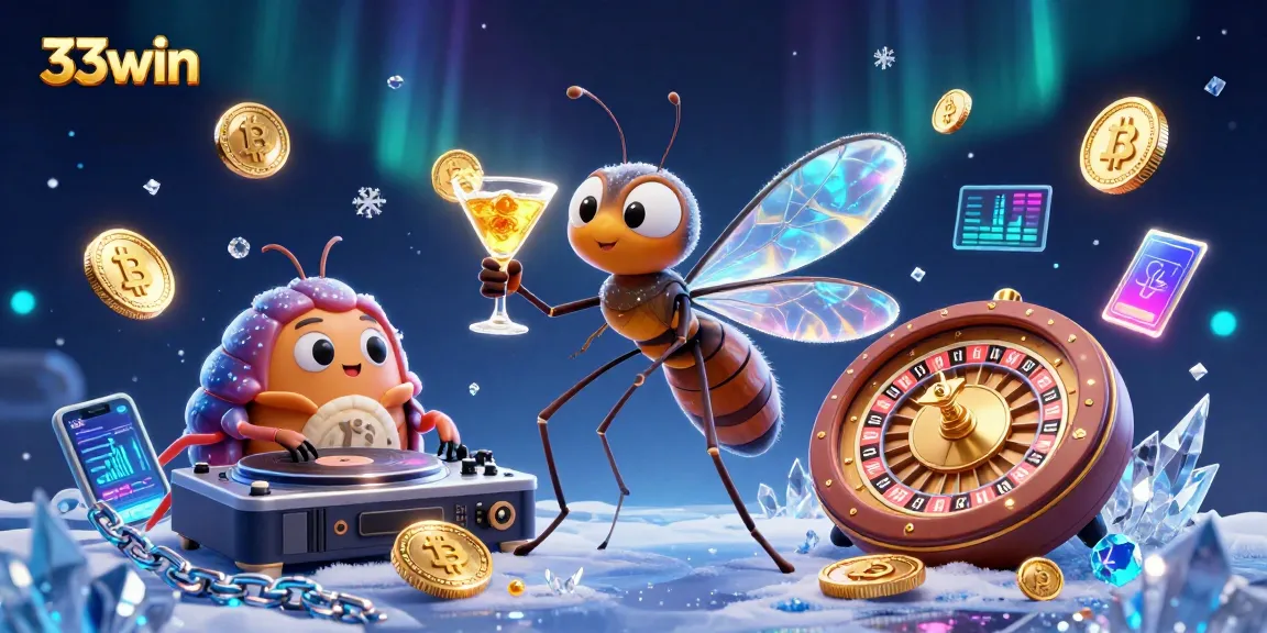 Experience thrilling games at 33win with iconic characters and vibrant casino elements spinning the action.
