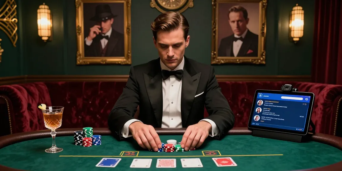 The vibrant atmosphere of rokok88 showcases players enjoying classic mafia-themed online casino games, blending elegance and modern technology.